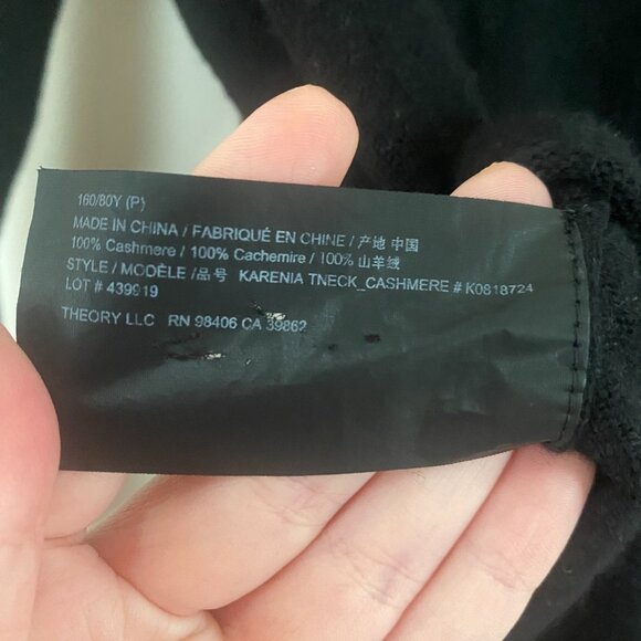 Theory Cashmere "Karenia" Turtleneck Sweater - Picture 3 of 7